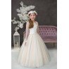 Handmade Ivory/Peach First Holy Communion Dress Style MACI MCH