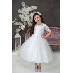 Handmade White First Holy Communion Dress Style MAUDE MCH