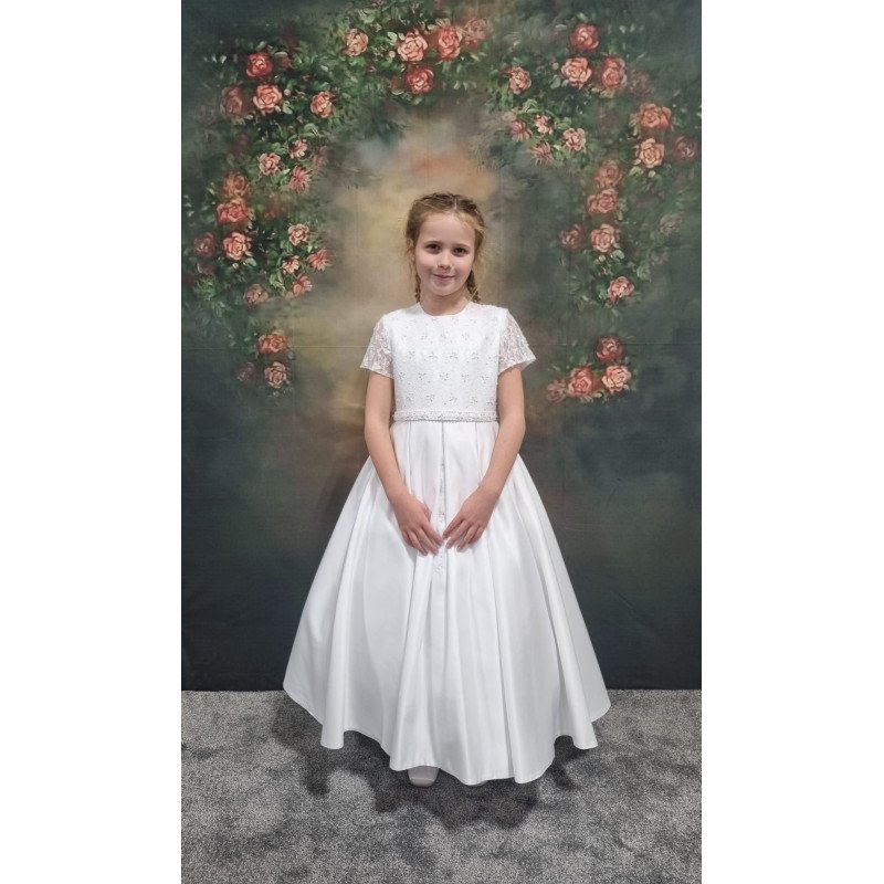 White First Holy Communion Dress Style CYNTHIA