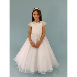 White First Holy Communion Dress Style ELIZA