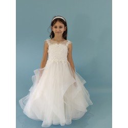 Ivory First Holy Communion Dress Style FL903