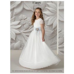 Carmy Ivory/Blue First Holy Communion Dress Style 5101