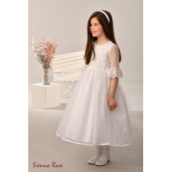 Sweetie Pie First Holy Communion White Dress Style SR725