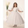 Sweetie Pie First Holy Communion White Dress Style RB662