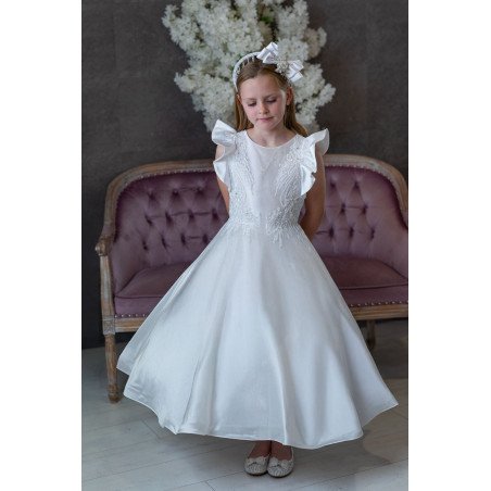 Sweetie Pie First Holy Communion White Dress Style SR719