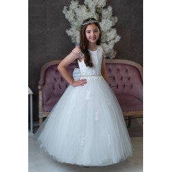 Sweetie Pie First Holy Communion White Dress Style 5008