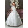 White First Holy Communion Dress Style COM030