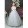 White First Holy Communion Dress Style COM018