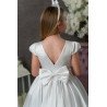 White First Holy Communion Dress Style COM032