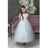 White First Holy Communion Dress Style FG009