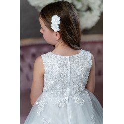 White First Holy Communion Dress Style FG009