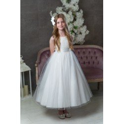 Little People White First Holy Communion Dress Style 70001