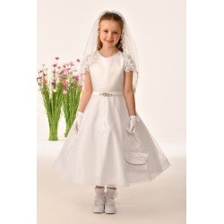 White First Holy Communion Dress Style NAOMI BIS