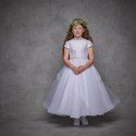 White First Holy Communion Dress Style IS25386