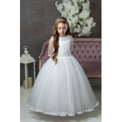 Sweetie Pie First Holy Communion White Dress Style RB654