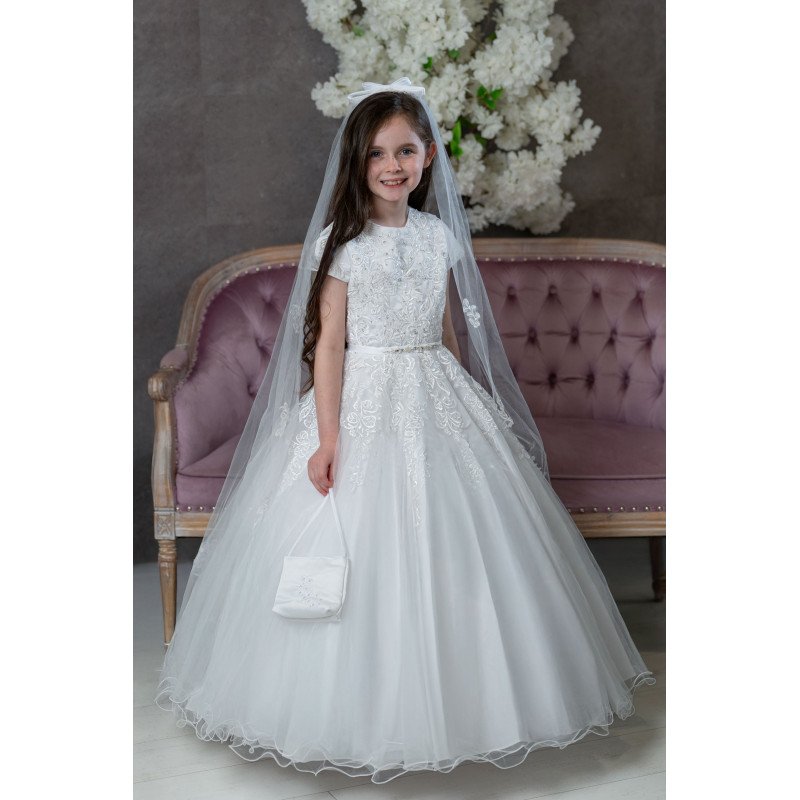 Sweetie Pie First Holy Communion Ivory Dress Style RB627