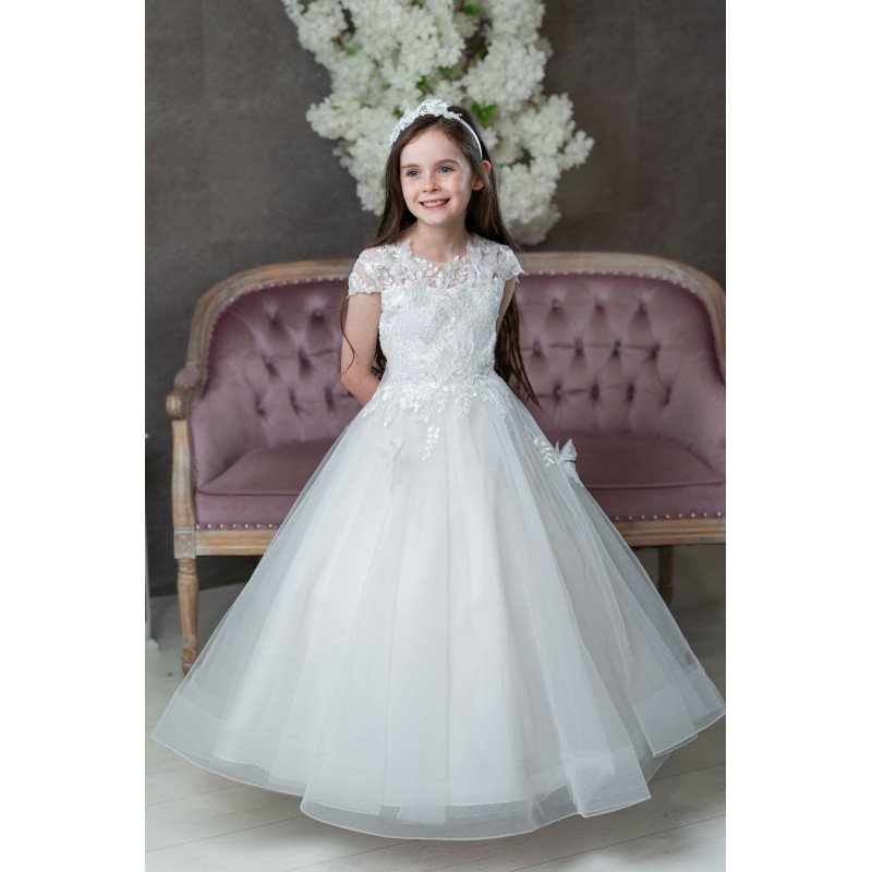 Sweetie Pie First Holy Communion Ivory Dress Style RB667