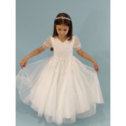 Linzi Jay Ivory First Holy Communion Dress Style FL905