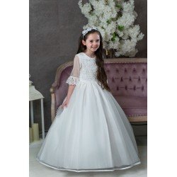 Sweetie Pie First Holy Communion Ivory Dress Style SR725