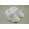  Christening Booties with Fur 116