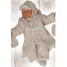 Baby Boy Christening Coat in Beige Adam