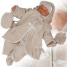 Baby Boy Christening Coat in Beige Adam