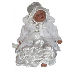 Christening Dress White Pearl