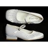 Mireio Couture snow white satin communion/flower girl shoes Style Gabrielle