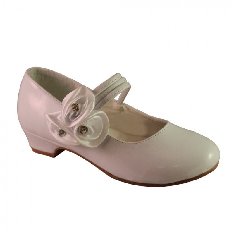 Girls Ivory Communion / Flower Girl Shoes 3645-W-A- 