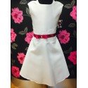 White flower Girl /Special Occasions Dress Susanna
