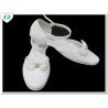 White Leather First Holy Communion Shoes Style 715