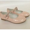  Dusky Pink Leather Special Occasions Shoes Style 4360