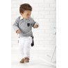 Stylish Boys Gray/White Special Occasions Outfit Style WA011