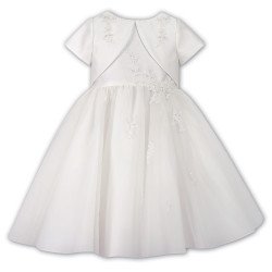 Ivory Princess Flower Girl Bolero Dress with Tulle&Lace by Sarah Louise Style 070025