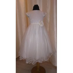 Ceremonial/Flower Girl Light Ivory Dress from Sarah Louise 070036-2