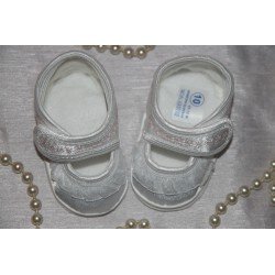 Baby Girl Satin Shoes with Ornaments M016