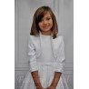 White Satin Communion/Special Occasion Bolero CB05