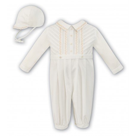 Sarah Louise Baby Christening Robe/Gown & Hat style 010446