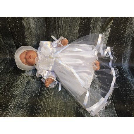 Stunning White Christening/Baptise/Special Occasion Dress style Bella