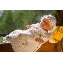 Beautiful Handmade Crochet Christening/Special Occasion Baby Girl Outfit style Summer Dream 
