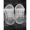 Couche Tot White Christening/Special Occasions Diamonds Schoes Style 314119