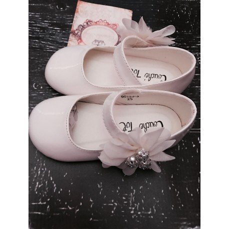 Couche Tot Girls Ivory Flower Girl/Special Occasions Shoes PORSCIA