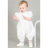 Chritening Romper Ivory  br21a