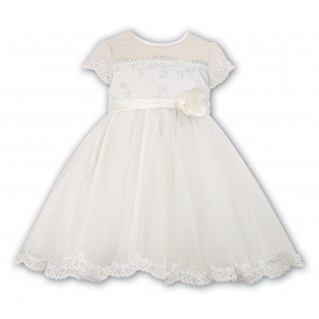 Sarah Louise Ivory Flower Girl / Special Occasions Ballerina Length Dress Style 070007-2