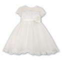 Sarah Louise Ivory Christening/ Flower Girl / Special Occasions Ballerina Length Dress Style 070007-2