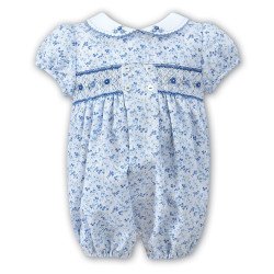 Sarah Louise Special Occasion Baby Girl  Pattern Romper Style 010747