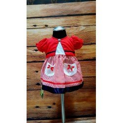 Cute 2 pcs Summer Outfit for Little Girl style 63JTC885red